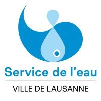logo service de l'eau lausanne