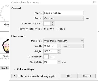 logo size in coreldraw
