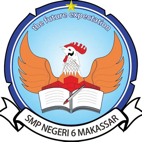 logo smpn 6 makassar