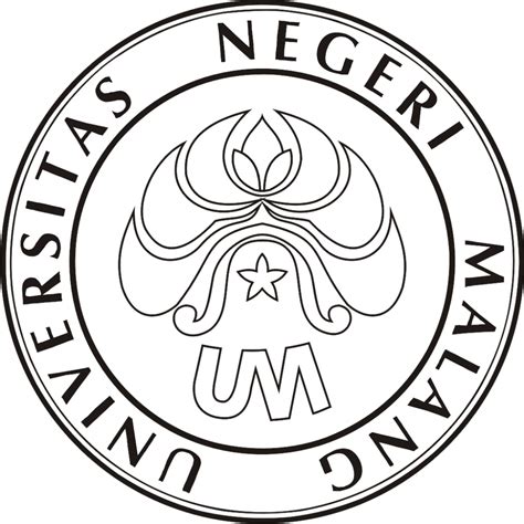 logo um hitam putih