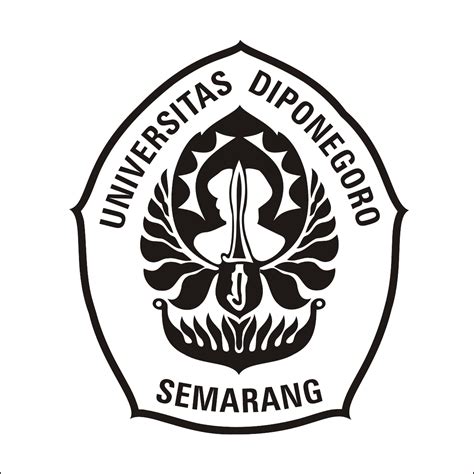 logo undip hitam putih