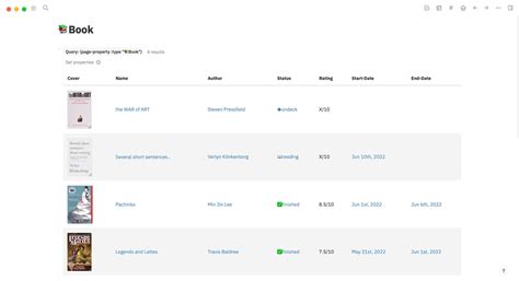 Logseq Book Template
