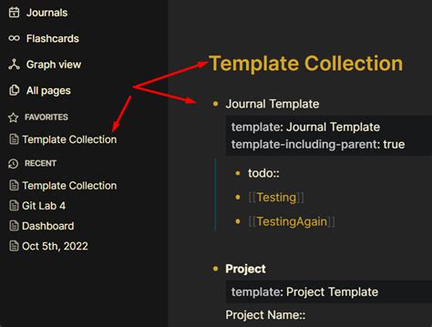 Logseq Template Journal