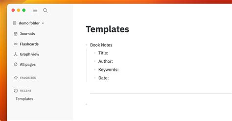 Logseq Template Placeholder