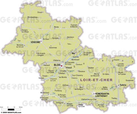 Carte Du Loir Et Cher Carte