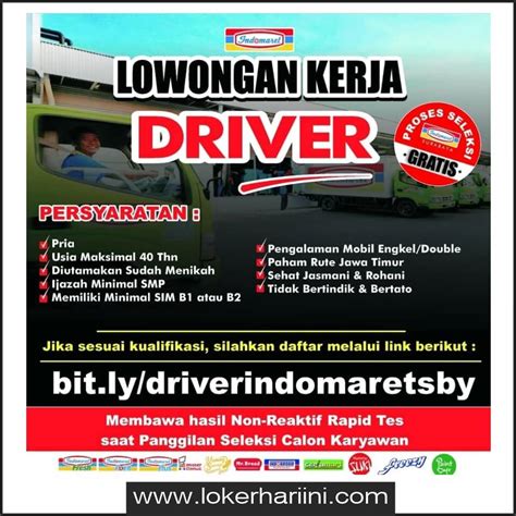 Loker Driver Di Surabaya Tersedia Di Tahun 2022