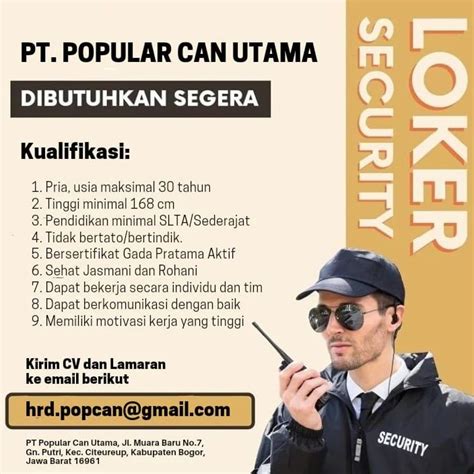 Cari Lowongan Kerja Security Di Olx Bogor