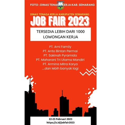 Semarang Job Fair Online 1415 Desember 2022 Loker Semarang Portal Info Lowongan Kerja di