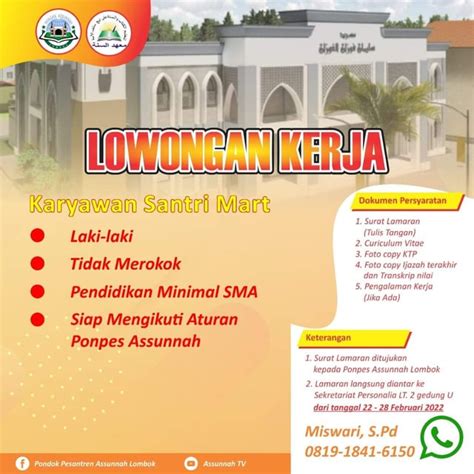 loker lombok timur 2023