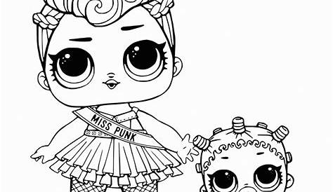 LOL Surprise dolls coloring page Series 1 Diva | Baby coloring pages