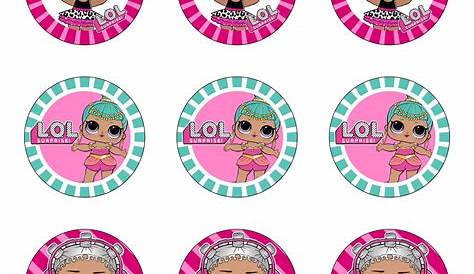 LOL Surprise Free Printable Cake Toppers. | Lol dolls, Lol doll cake