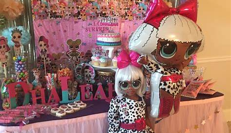 LOL Surprise Doll Party by Bizzie Bee Creations Doll Birthday Cake, 7th