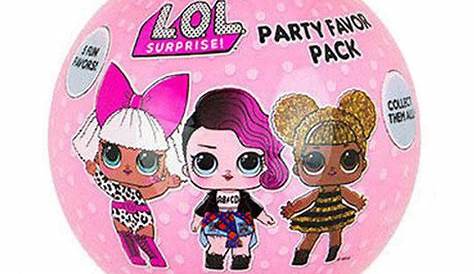 LOL Surprise Party Supplies Favor Ball 2 Pack - AMZ - Walmart.com