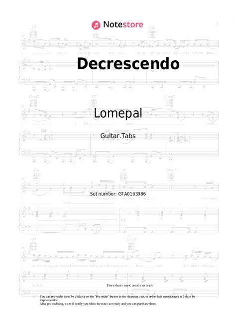 lomepal decrescendo tab