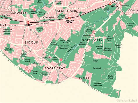 london borough of bexley map