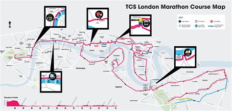 london marathon 2022 map