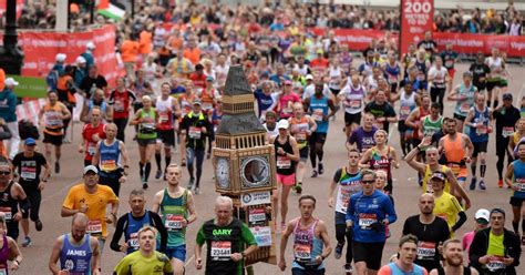 london marathon 2023 finishing times
