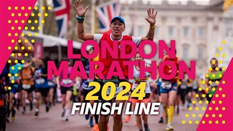 london marathon live finish camera