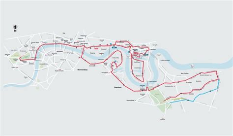 london marathon route map 2021