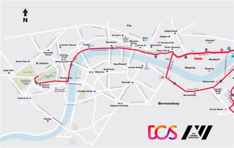 london marathon route map 2022