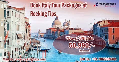 london to italy tour package