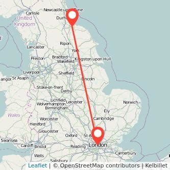 london to middlesbrough distance
