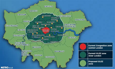 london ulez zone map 2023