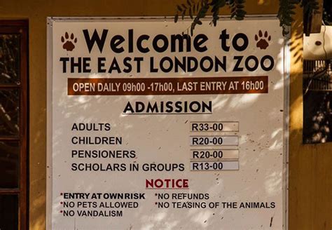 london zoo entrance fee
