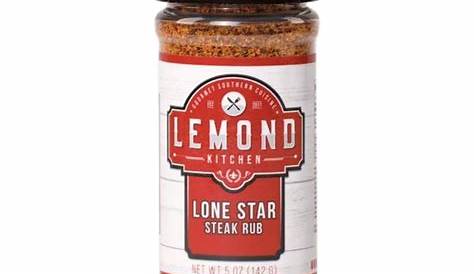 Lone Star Steak Rub – 8 oz Shaker | Savor Products - Seasonings