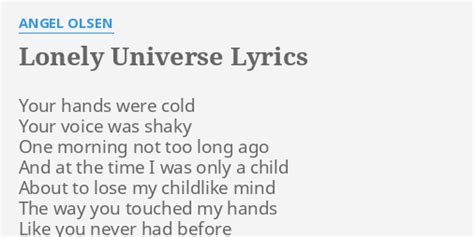 lonely universe lyrics