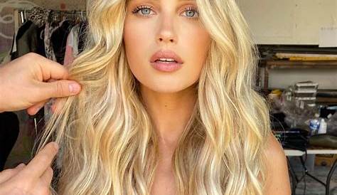 Long blonde hairstyles