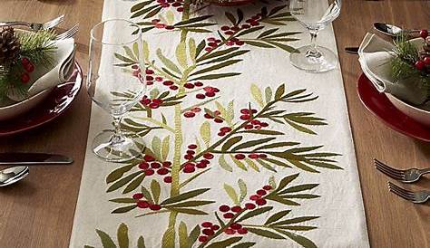 Long Christmas Table Runners Uk 15 Best For The Holidays