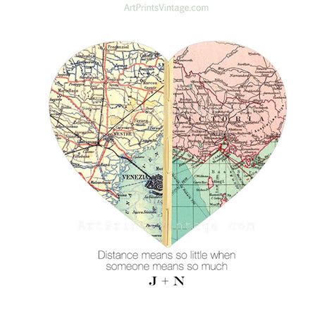 Long Distance Relationship Heart Keychain Set I Will Hold Etsy