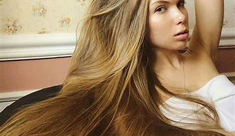 PHOTO SET - Long hair models in black photoshoot - RealRapunzels Long