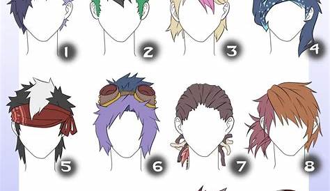 Draw Anime Male Hair 20 - Preview