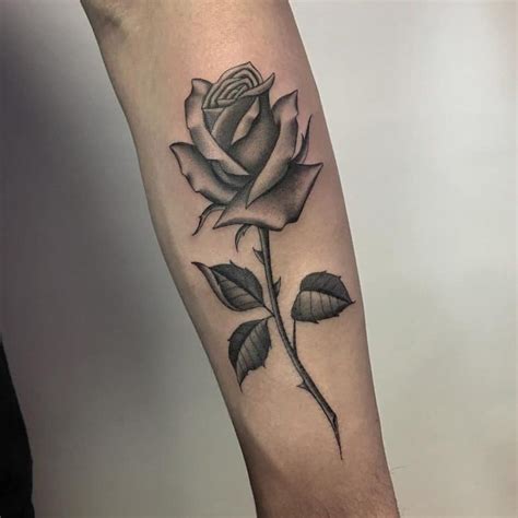 Controversial Long Stem Rose Tattoo Designs 2023