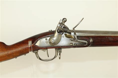Long Barreled Musket Flintlock Rifle Made From Spare Parts Belgium