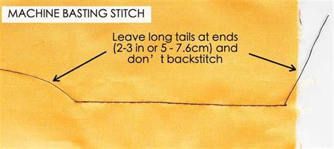 Long Basting Stitch
