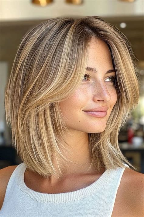 Long Bob Cut Layered