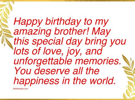 long distance birthday wishes for little brother