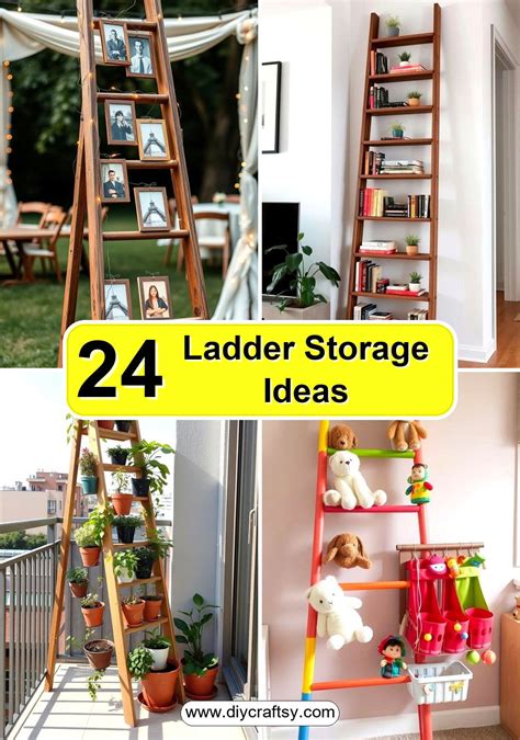 Long Ladder Storage Ideas