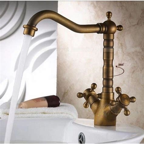 Long Neck Brass Kitchen Faucet