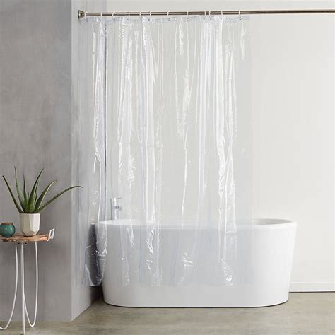 Long Plastic Shower Curtains