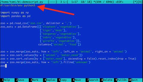 long python script example
