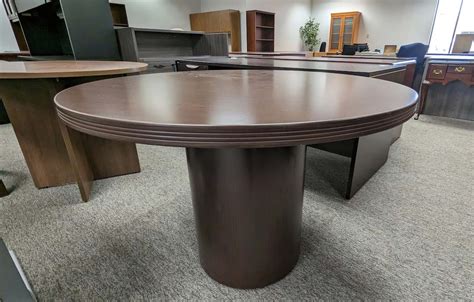 Long Round Office Table