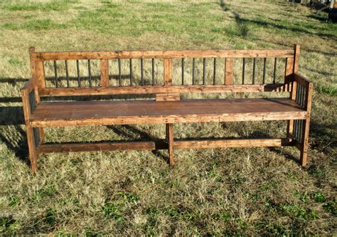 Discover the Charm of a Long Rustic Bench: Perfect for Cozy Outdoor Seating!
