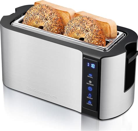 Long Slot Toaster With Bagel Function