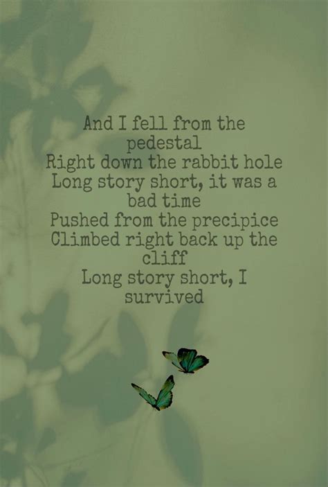 long story short lyrics meaning