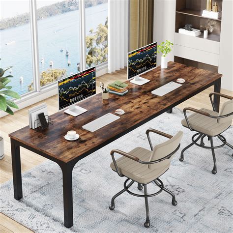 Long Table Desk For Two