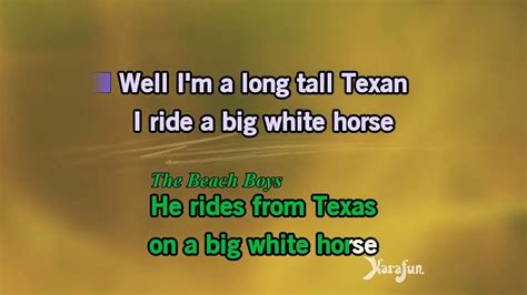 long tall texan karaoke with lyrics